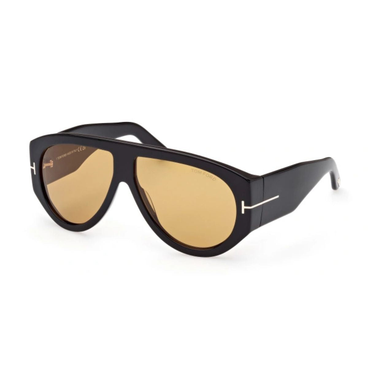 Stylish Tom Ford Branson TF 1044 01E sunglasses, brown UV protection lenses. Shop now at Optorium.
