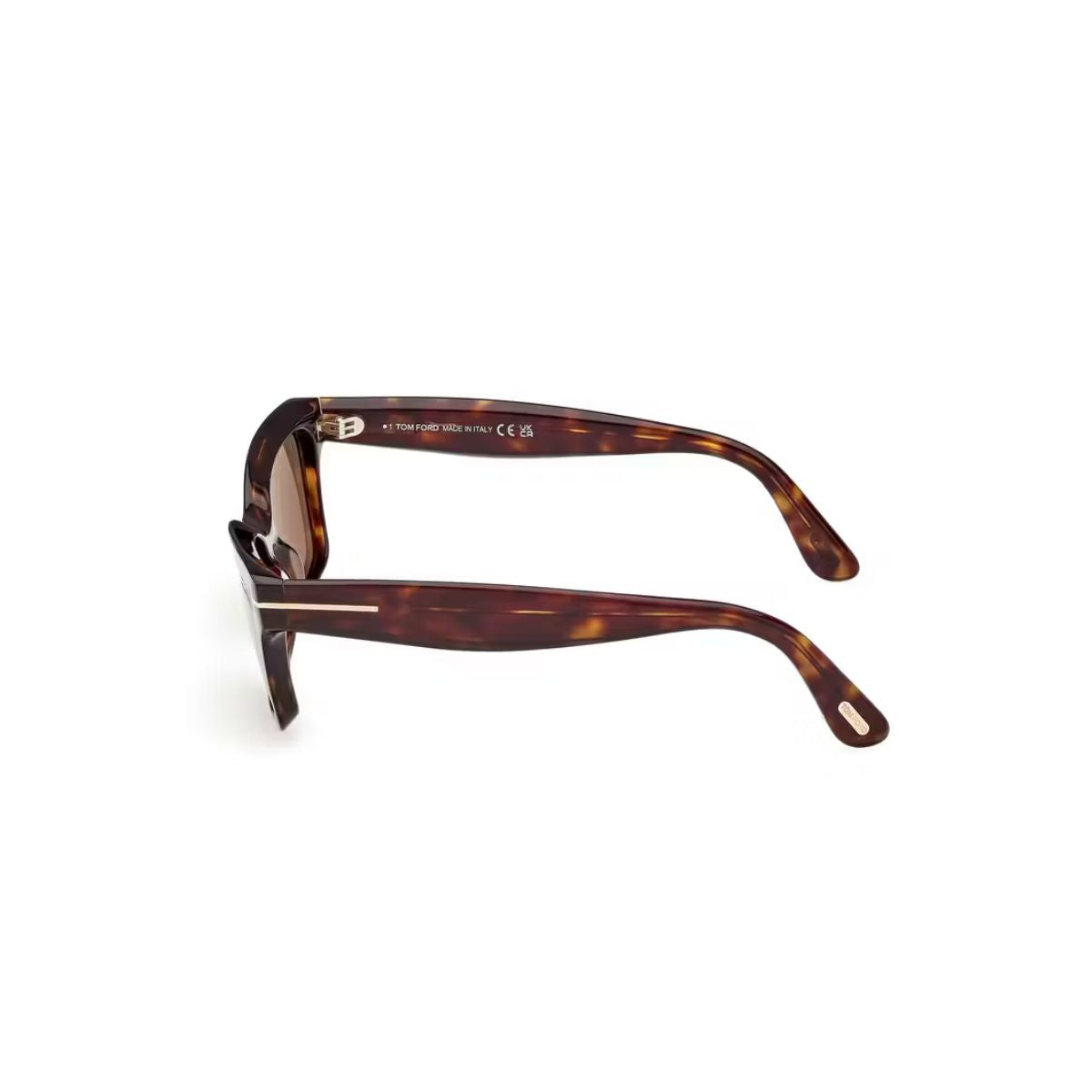 "Luxury Tom Ford Mikel TF1085 52H women's sunglasses, featuring a Havana frame, square shape, and polarized lenses – buy online at Optorium."