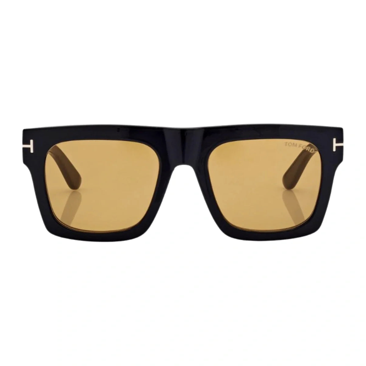 Tom Ford Clip-On Frame TF 6068-B 001 black square eyeglasses at Optorium