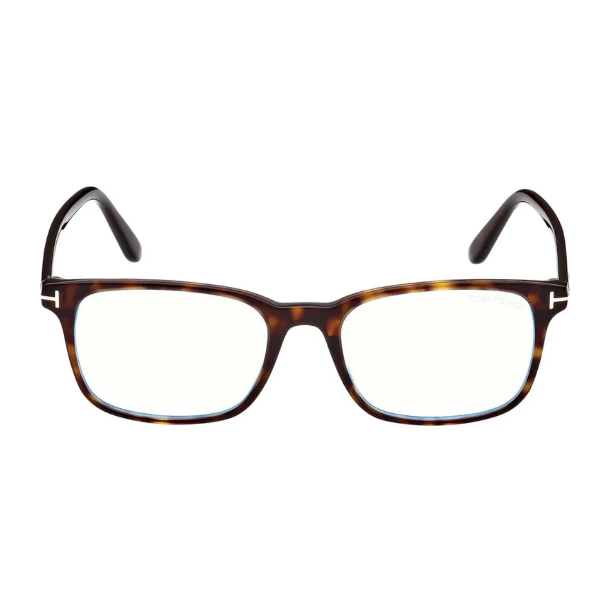 Tom Ford ECO Frame TF5831-B 052 combines design with a Havana color square optical frame for men.Tom Ford spectacles, men’s eyeglasses, and eyewear frames at Optorium.