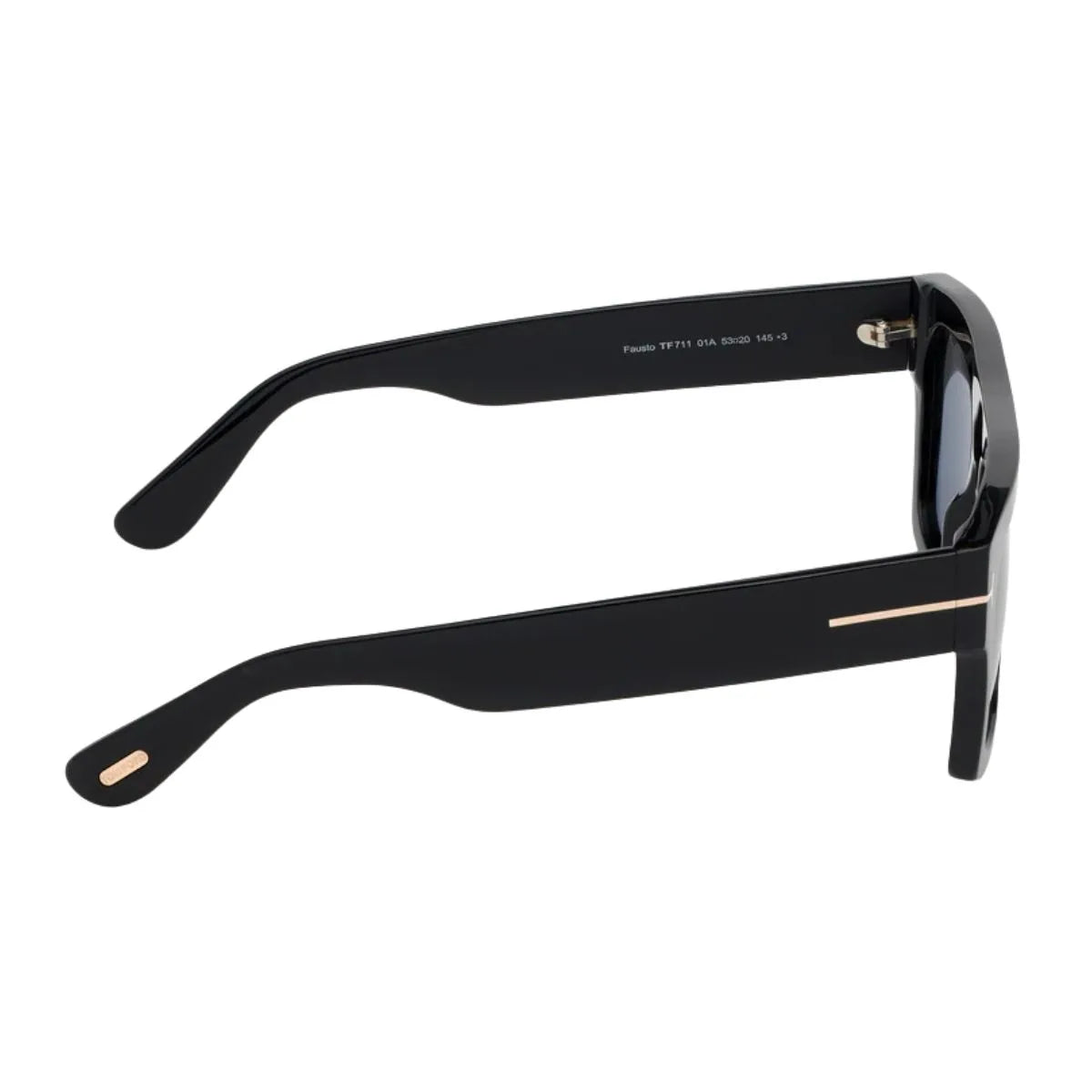 Shop Tom Ford FAUSTO sunglasses TF711 01A, fashionable Tom Ford square sunglasses. Trendy Tom Ford eyewear, premium black sunglasses & stylish shades for men at optorium.