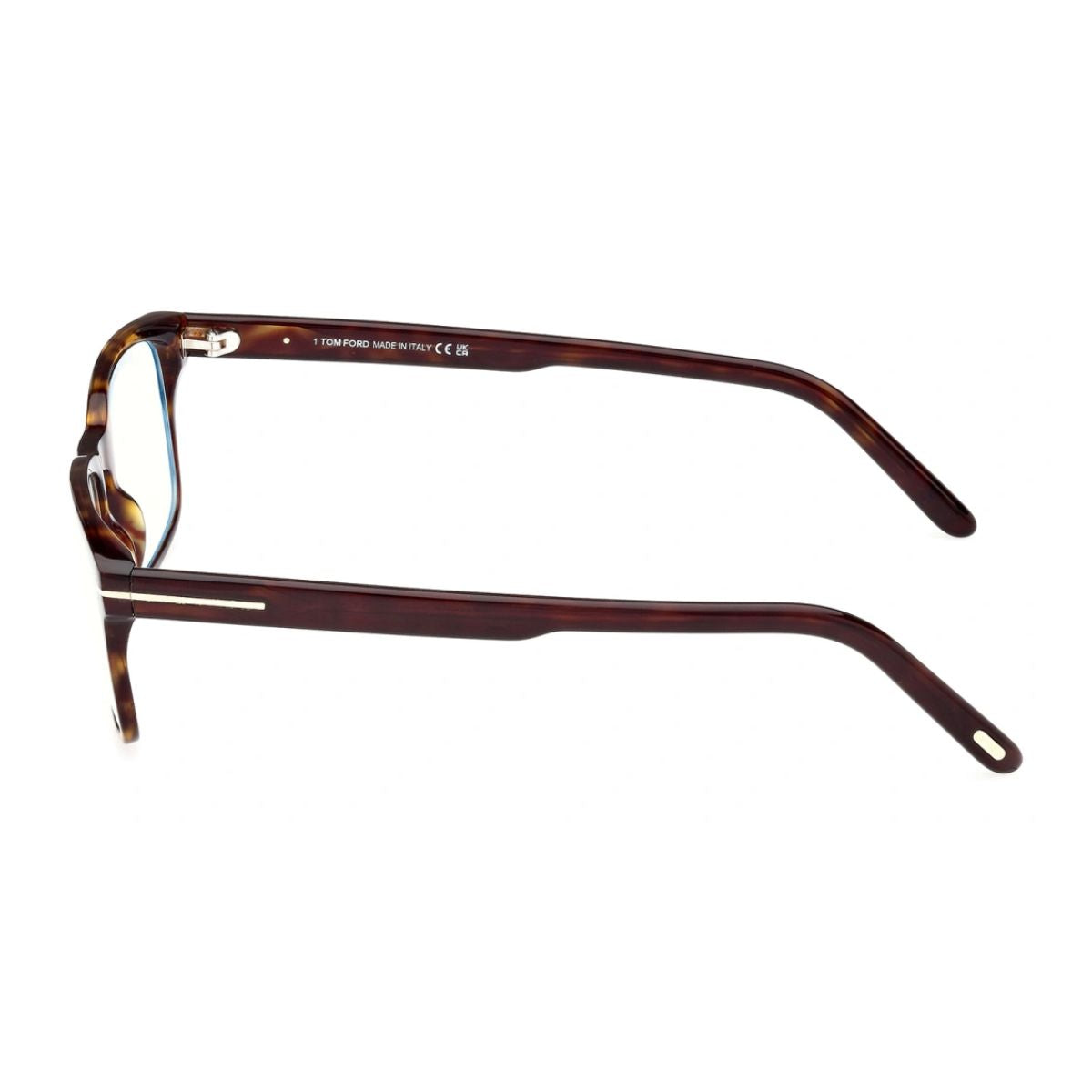 "Men's optical glasses by Tom Ford, model TF 5938 052, featuring a rectangular shape and Havana color, with free shipping from Optorium."