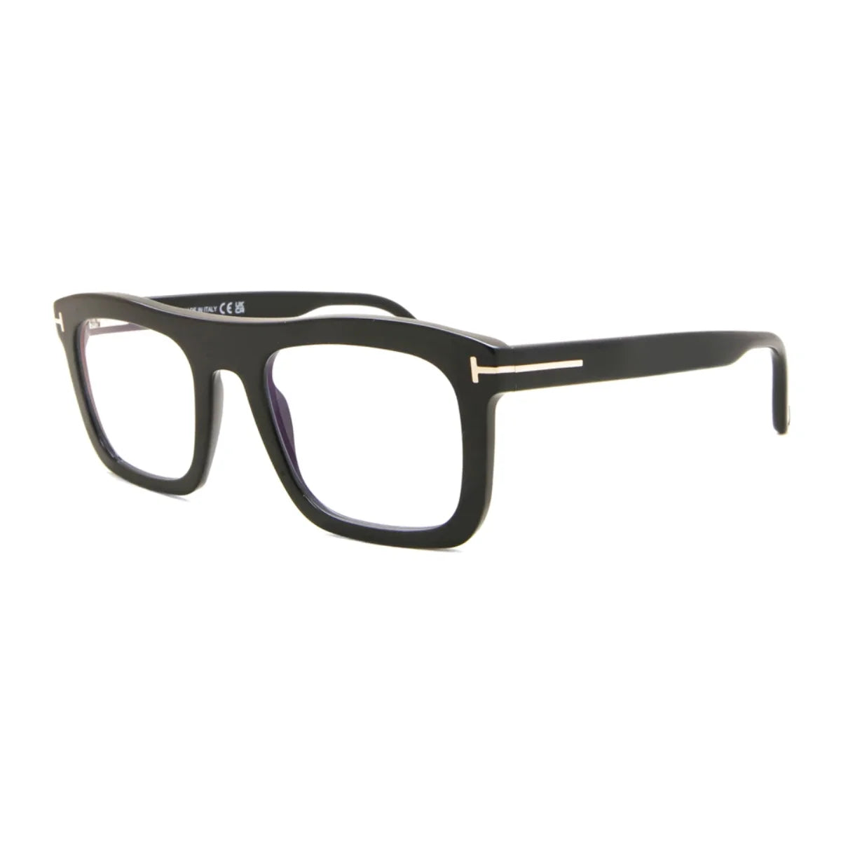 Tom Ford TF 5757-B 001 men’s black prescription glasses. Available tomford eyewear at Optorium