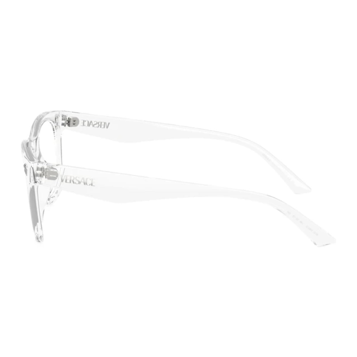 "Versace 3363U 148 prescription-ready men’s eyeglass frame with stylish crystal finish and branding Optorium"