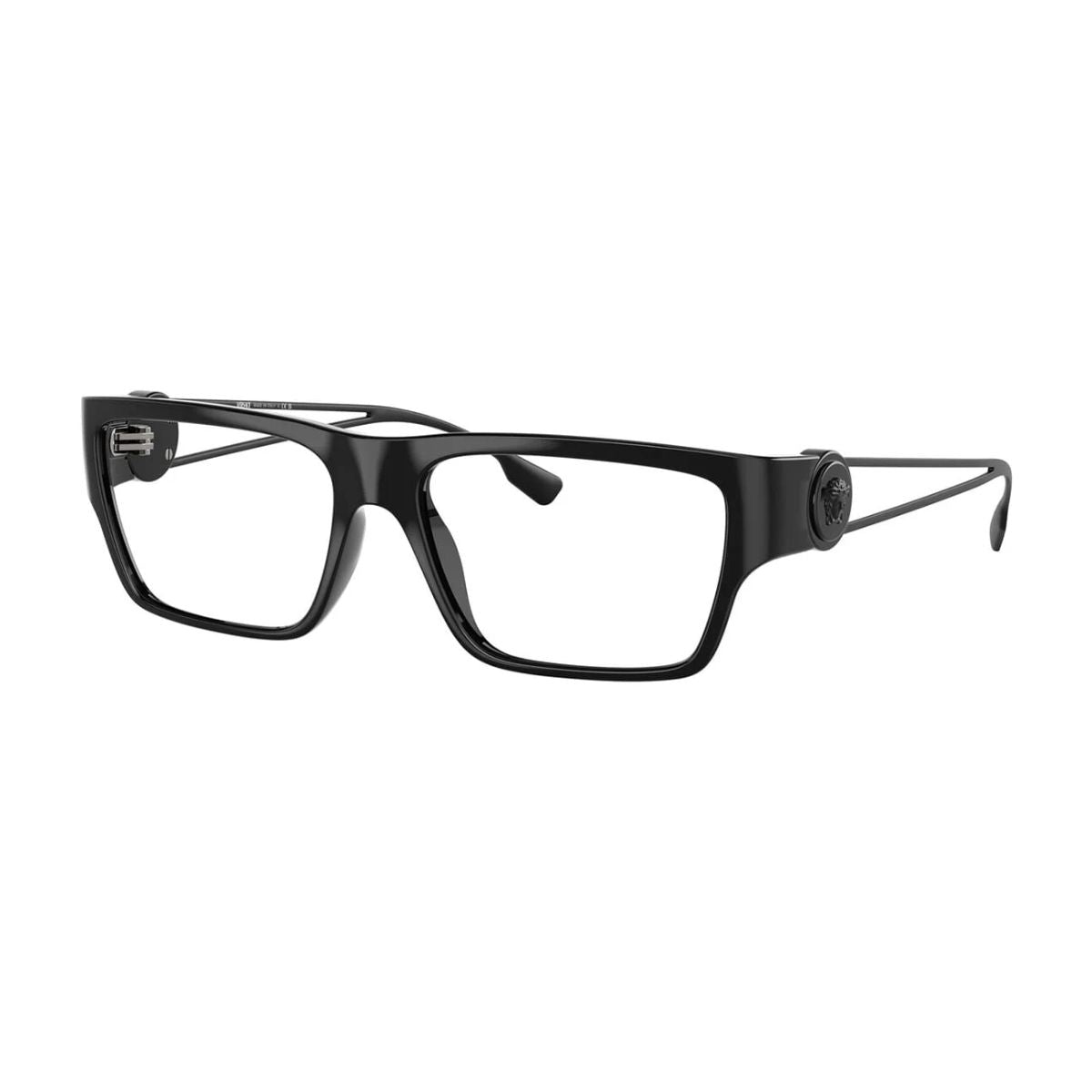 "Stylish Versace Eyewear Rectangle Optical Glasses 3359 | Optorium"