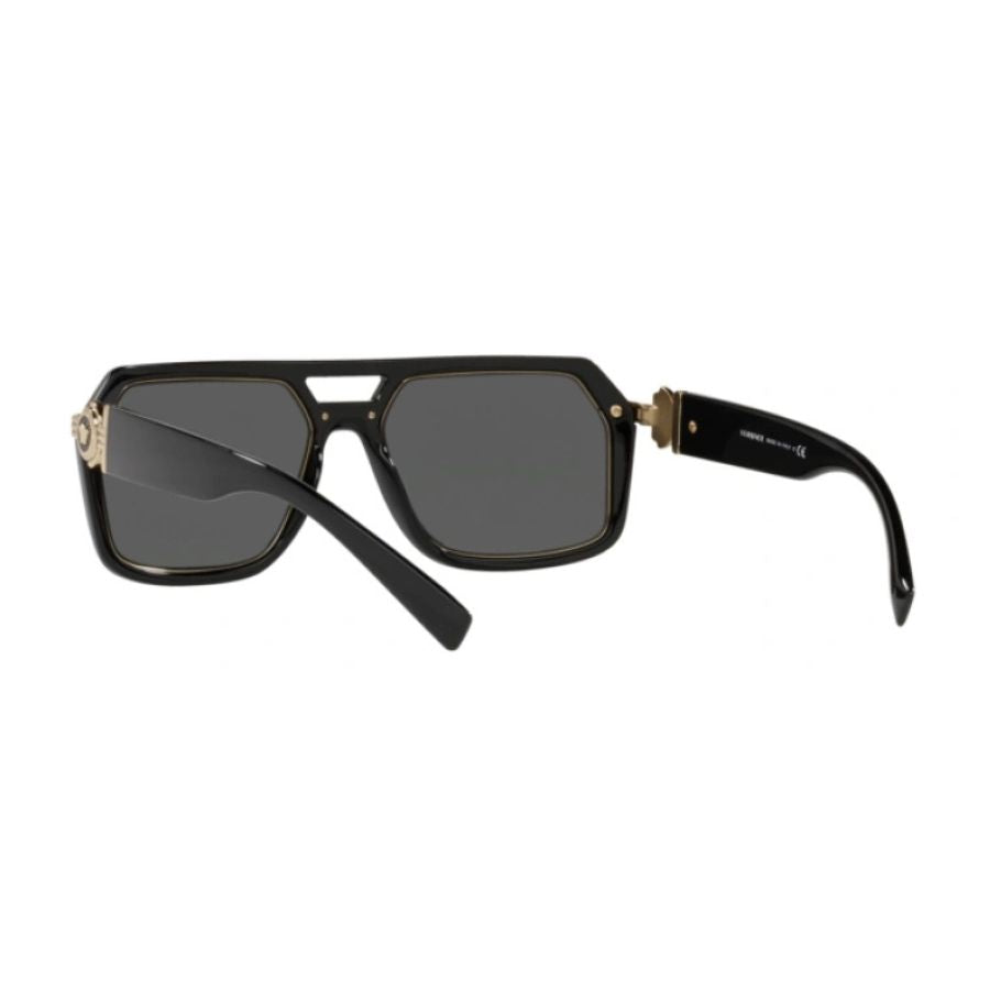 "Stylish Versace VE 4399 GB1/87 men's sunglasses available at Optorium."





