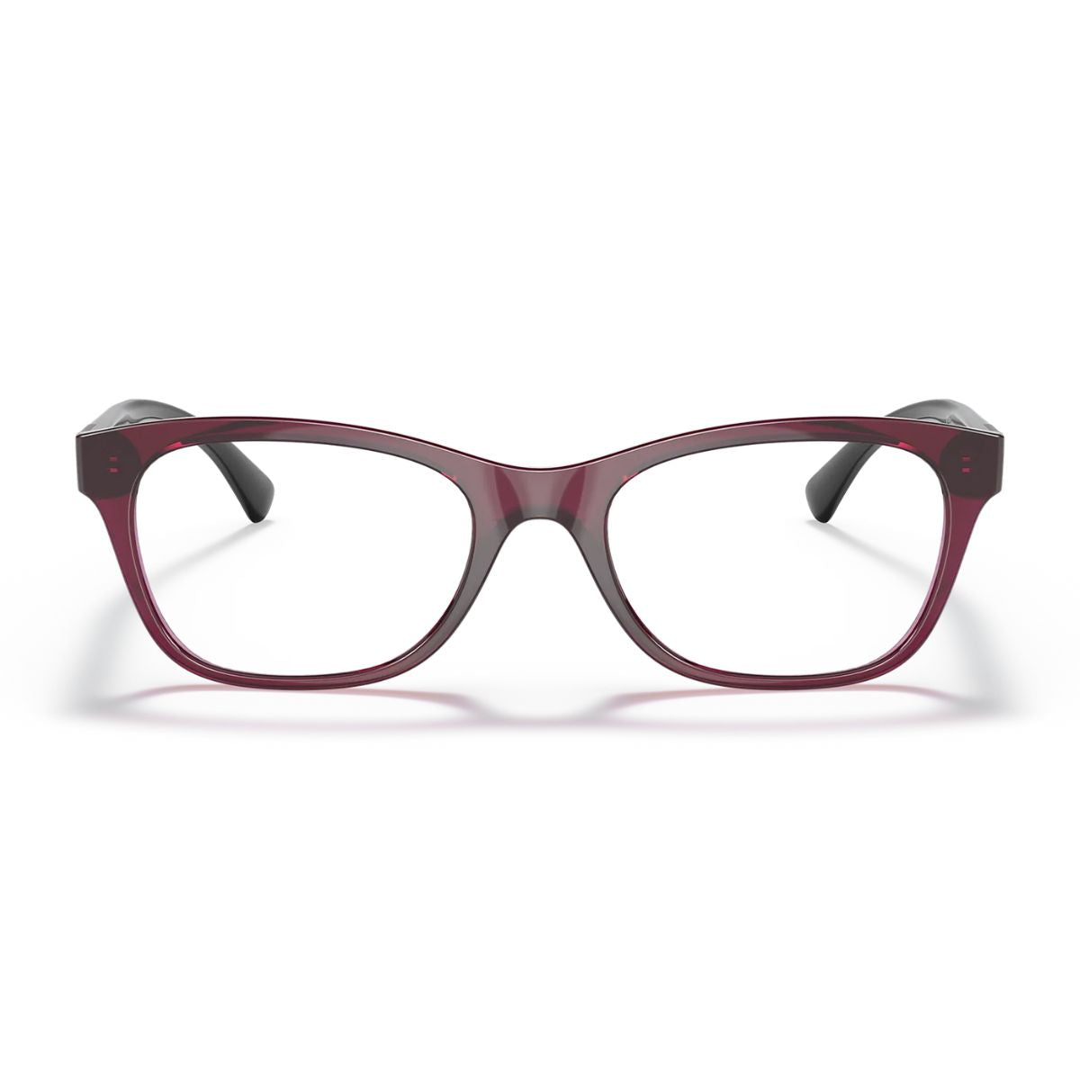 "Vogue 5424-B 2989 transparent dark cherry frame for women online at Optorium."
