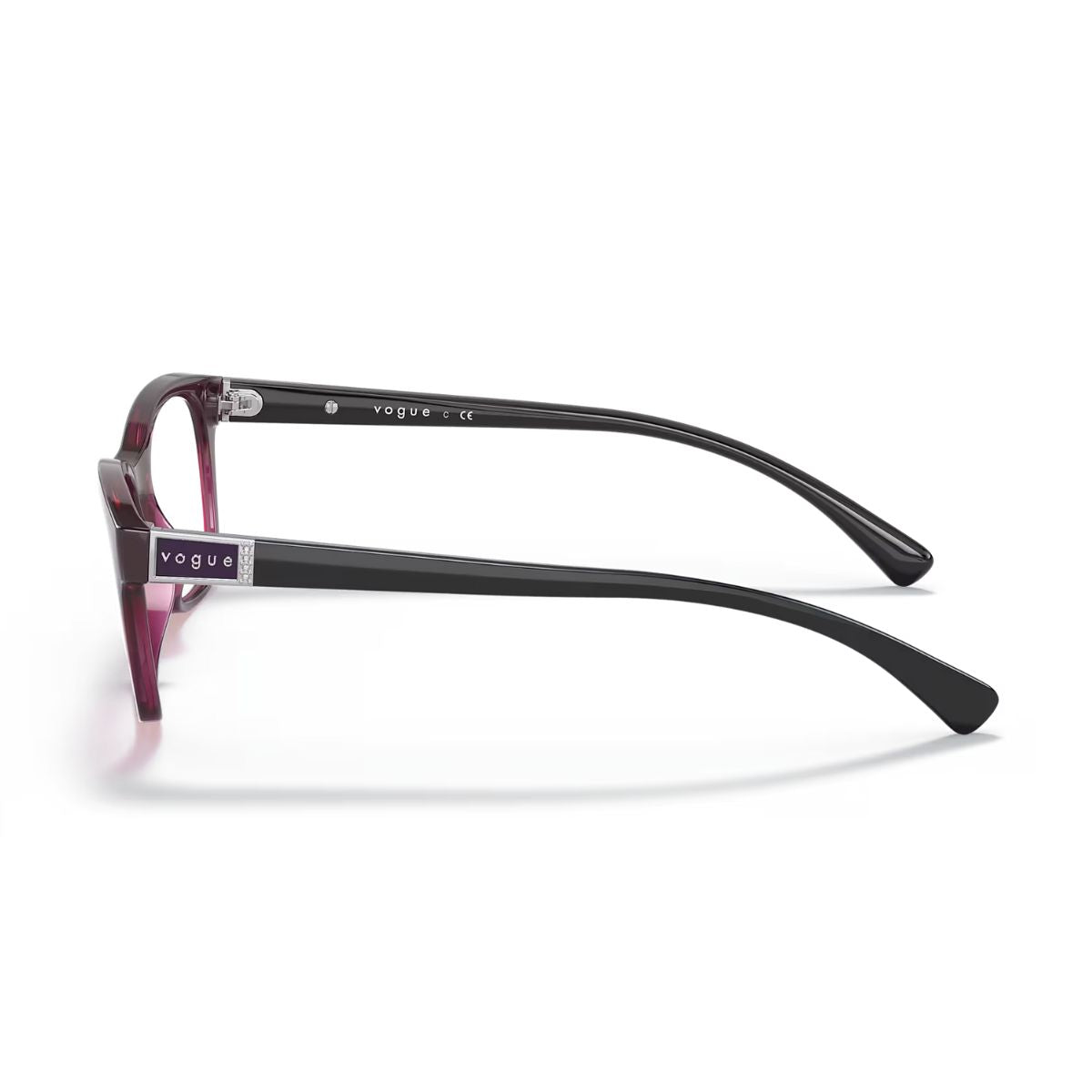 "Elegant Vogue 5424-B 2989 nylon frame online at Optorium."
