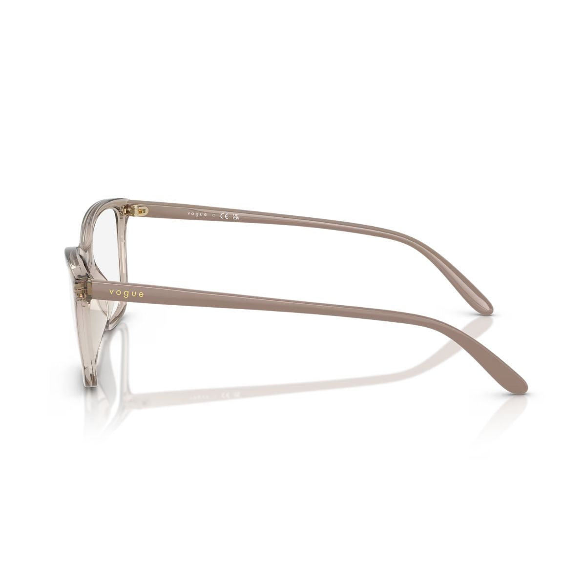 "Modern Vogue 5603 2990 caramel eyeglasses frame for women online at Optorium."
