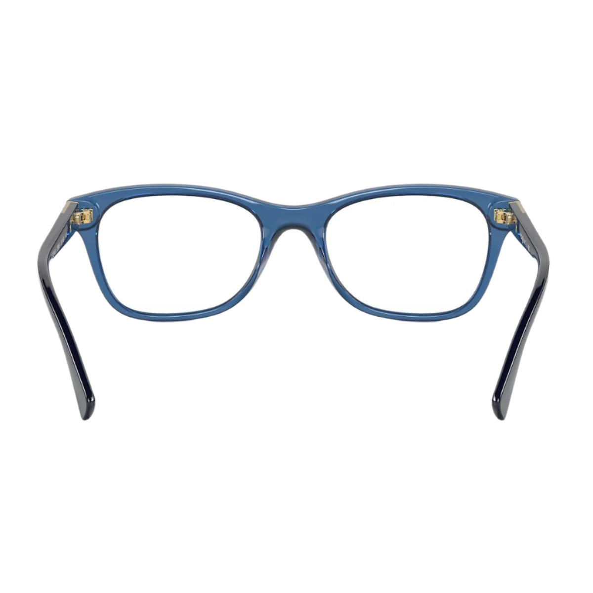 Transparent blue Vogue VO5424-B 2988 eyeglasses, elegant cat-eye frame for women. Get it online at Optorium.





