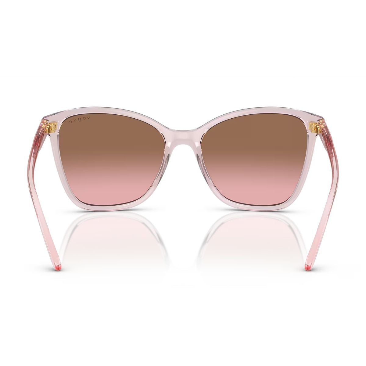 "Trendy Vogue 5520-S 294214 pink sunglasses with stylish design online at Optorium."





