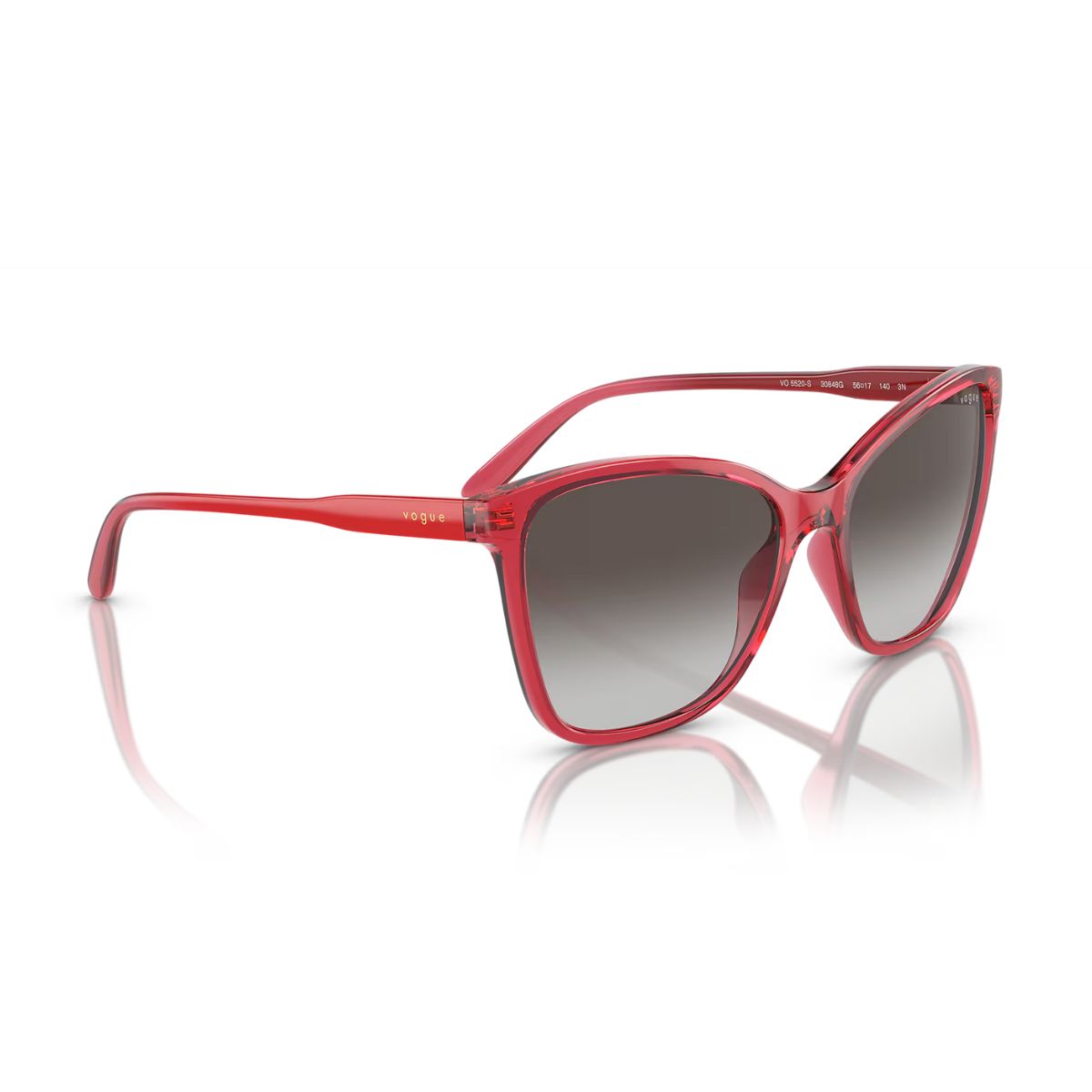 "Lightweight Vogue 5520-S 30848G nylon frame sunglasses for women online at Optorium."
