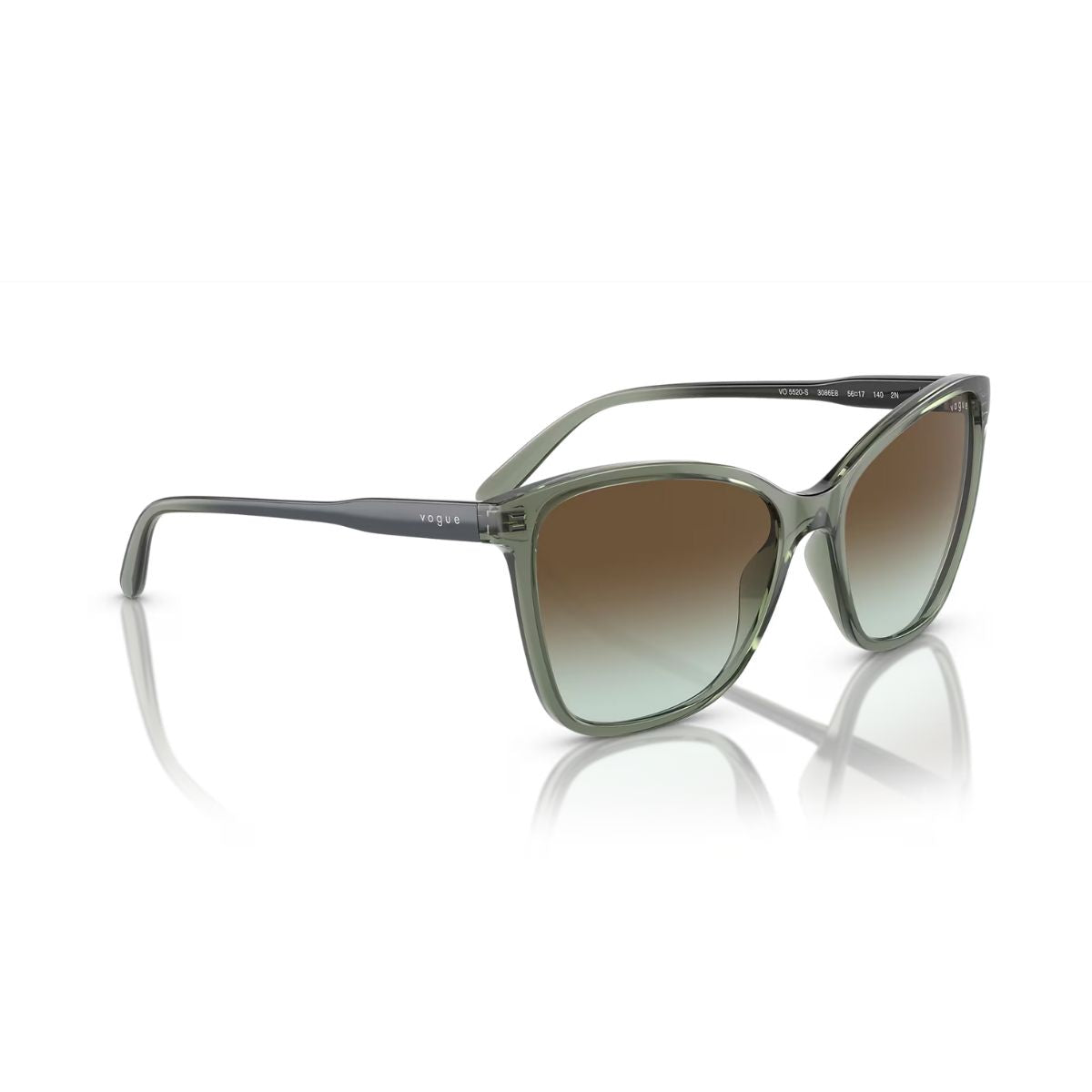 "Lightweight Vogue 5520-S 3086E8 UV protection eyewear online at Optorium."
