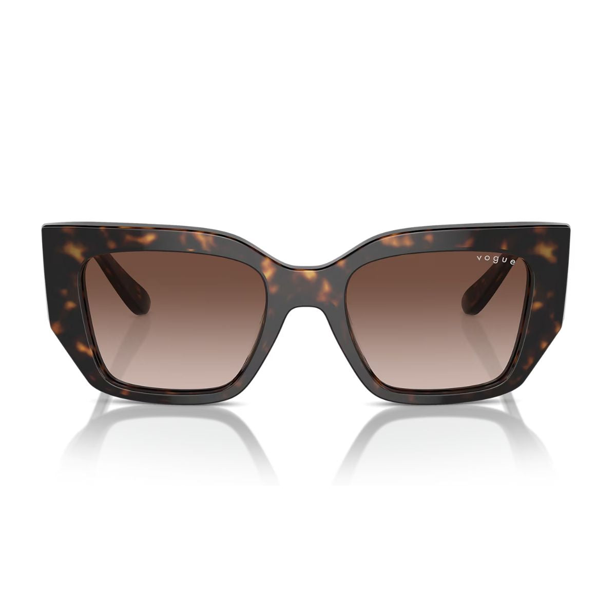 "Vogue 5583-S W65613 cat-eye sunglasses with brown gradient lenses for women online at Optorium."
