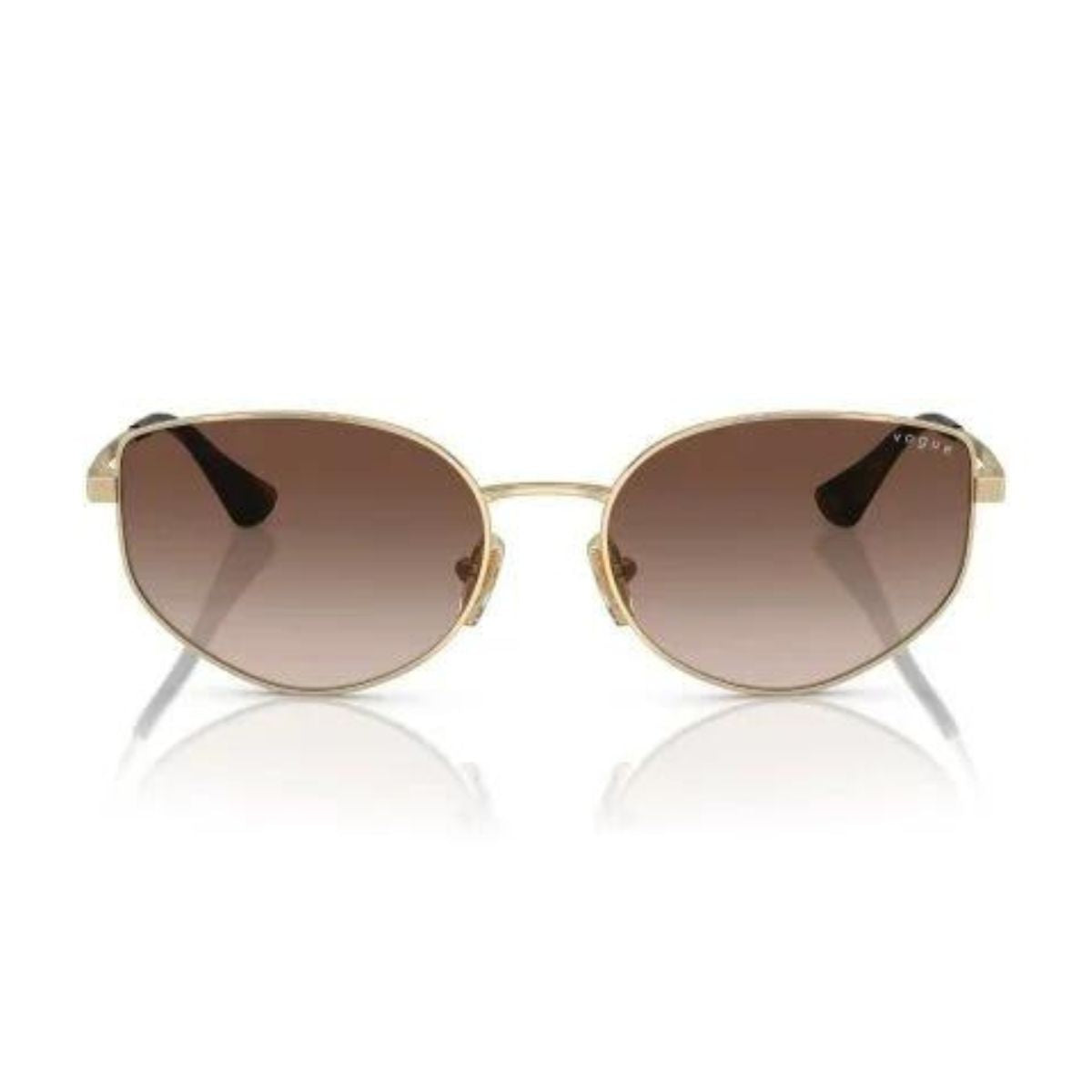 "Vogue Stylish gold metal sunglasses for womens at optorium"