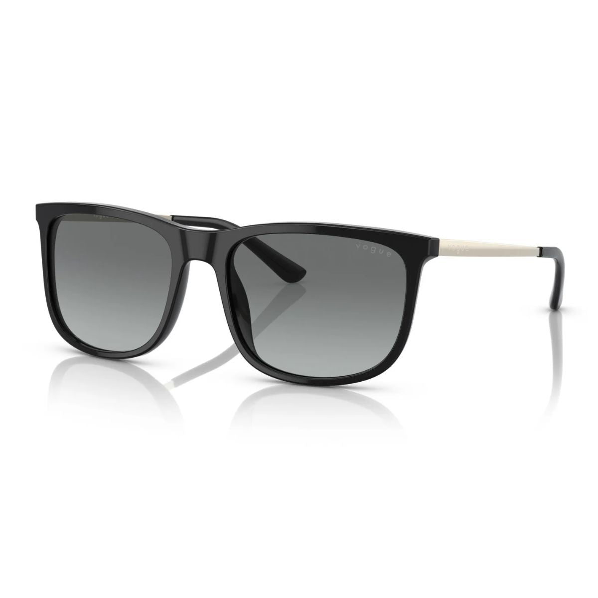 "Shop Vogue VO 5567 238613 black sunglasses for women at Optorium Eyewear, offering stylish UV protection goggles."