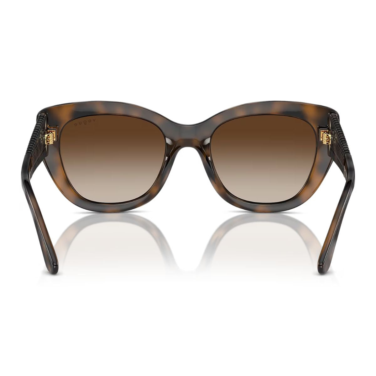 "Buy Vogue 5567 Havana Cat Eye Sunglasses for Women with UV protection at Optorium, free shipping in India."