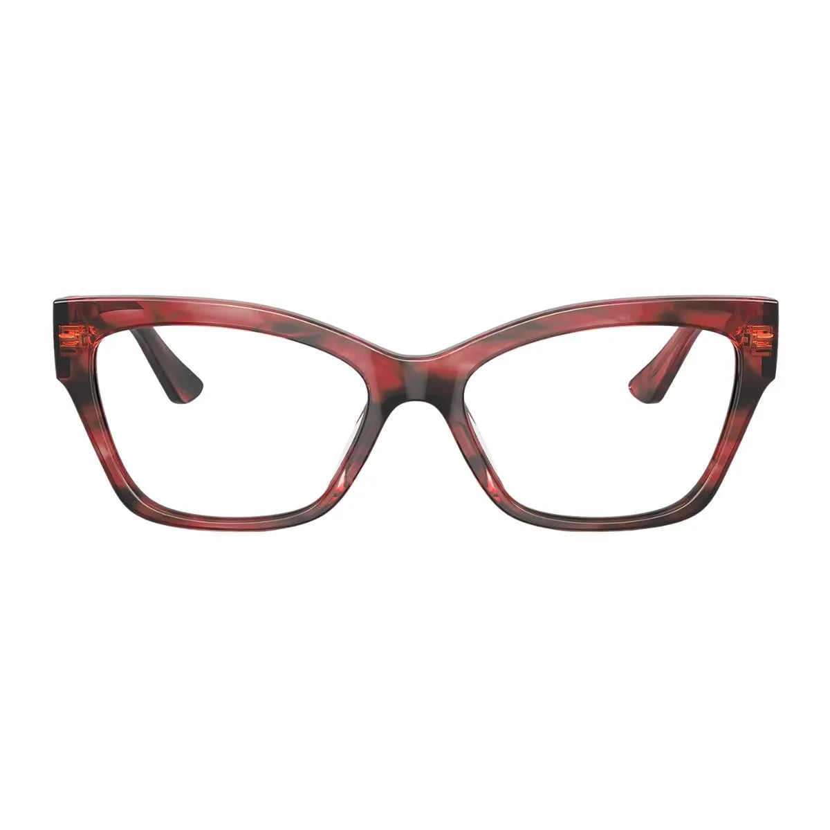 Shop Vogue Frame VO5523 3089 Red Havana color glasses Vogue eyewear, trendy cat eye frames for women, stylish Vogue eyeglasses for women at Optorium.