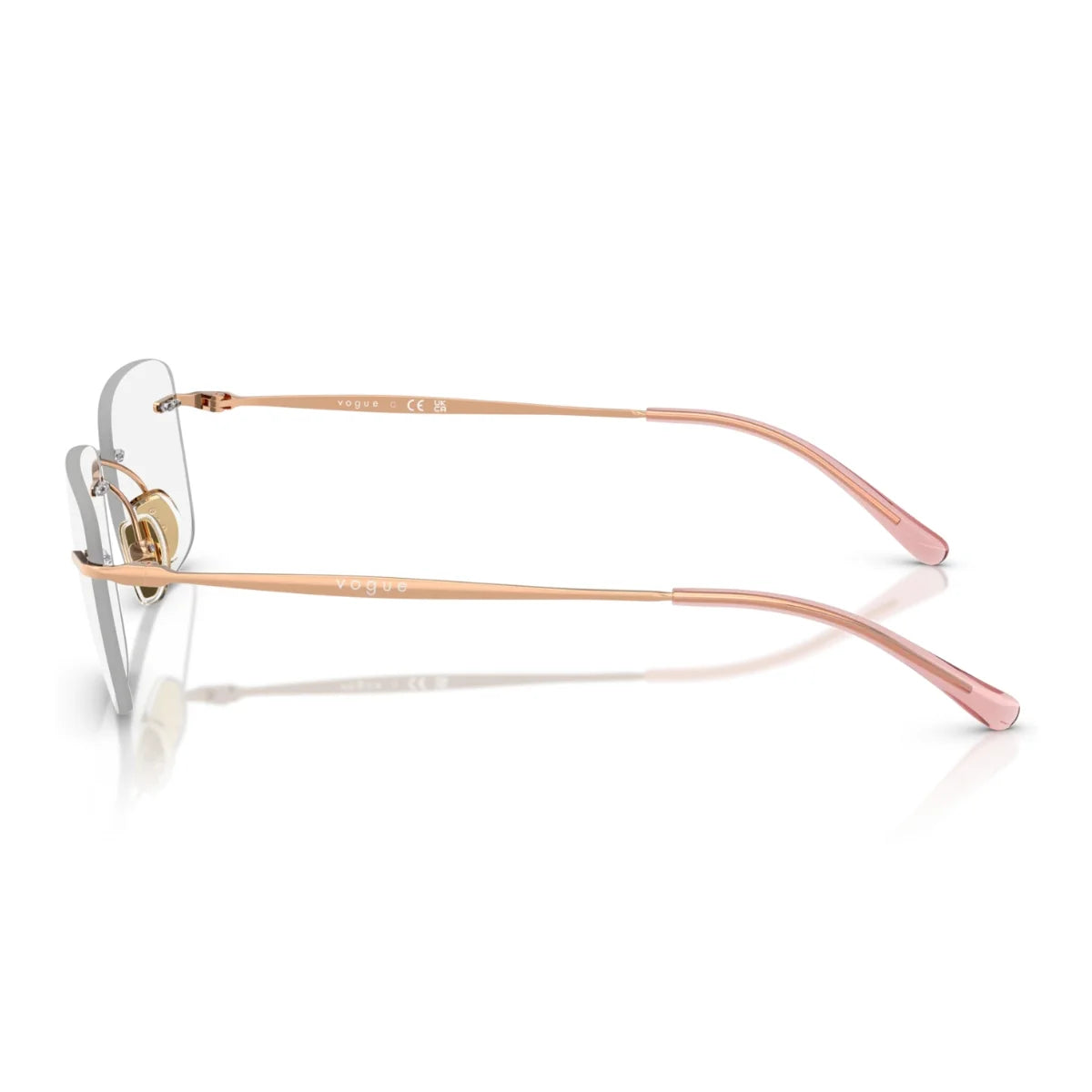 Vogue women’s designer eyeglasses VO4314-I 5152 lightweight, durable, and comfortable for all-day wear.
