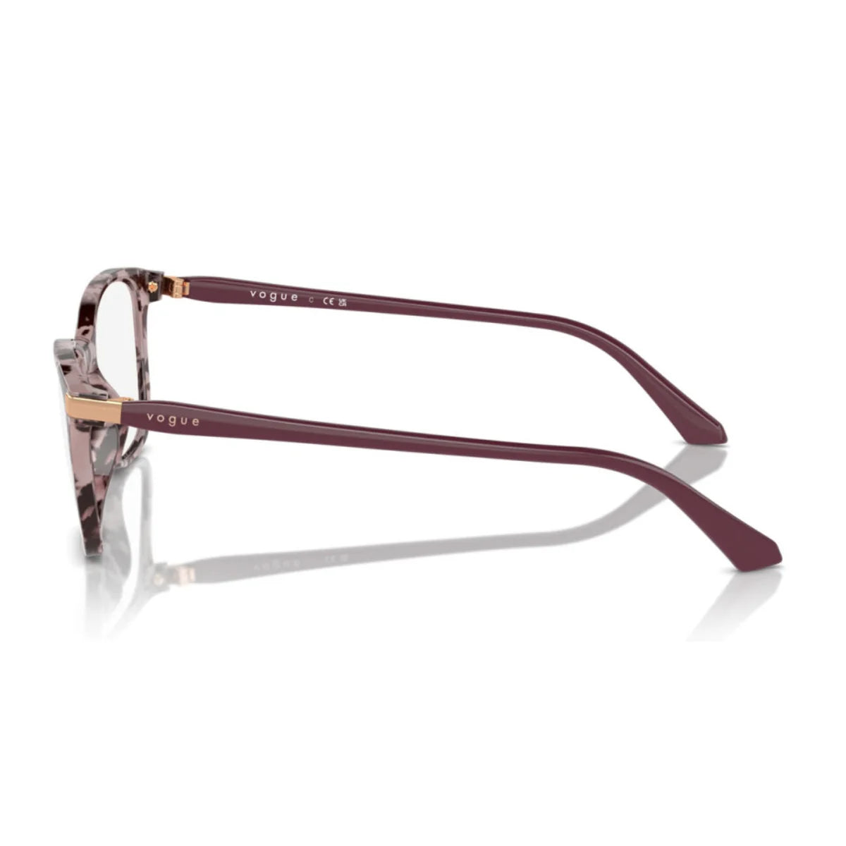 Vogue VO 5378 3150 Pink Tortoise optical frames for women – Trendy cat eye eyeglasses available at Optorium