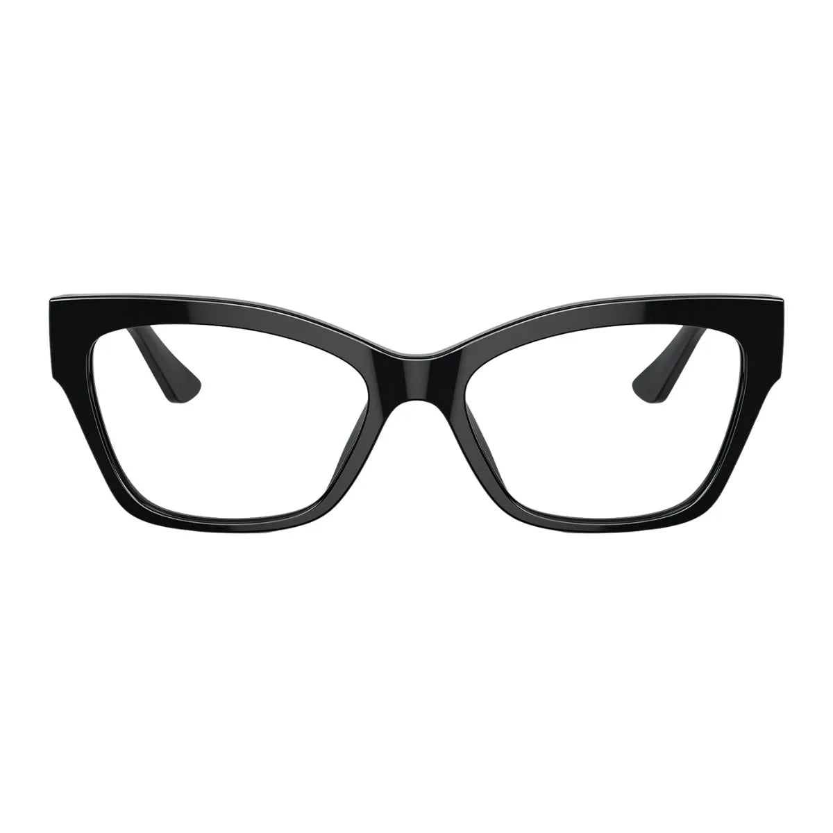 Shop Vogue Frame VO 5523 W44 cat-eye eyewear for women in shiny black, stylish Vogue frames and optical glasses available online at optorium