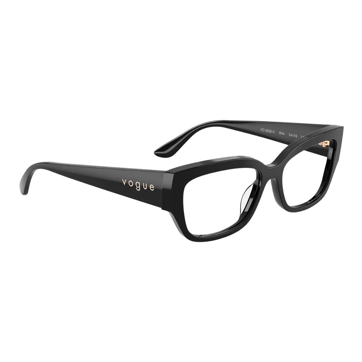 Vogue spectacles VO 5639U W44. Premium black Rectangle optical frames designed for women. Shop Vogue eyewear for women, stylish Vogue shades, and signature Vogue frames at optorium.