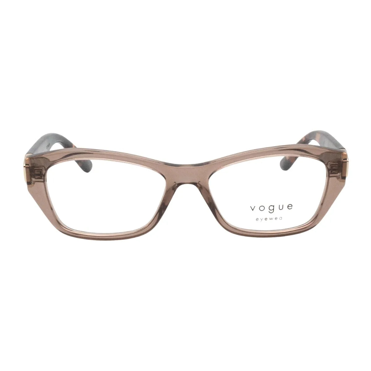 Stylish Vogue Frame VO 5676 2940 brown Rectangle eyeglasses for women, trendy Vogue eyewear India collection, premium Vogue optical frames available online at Optorium.