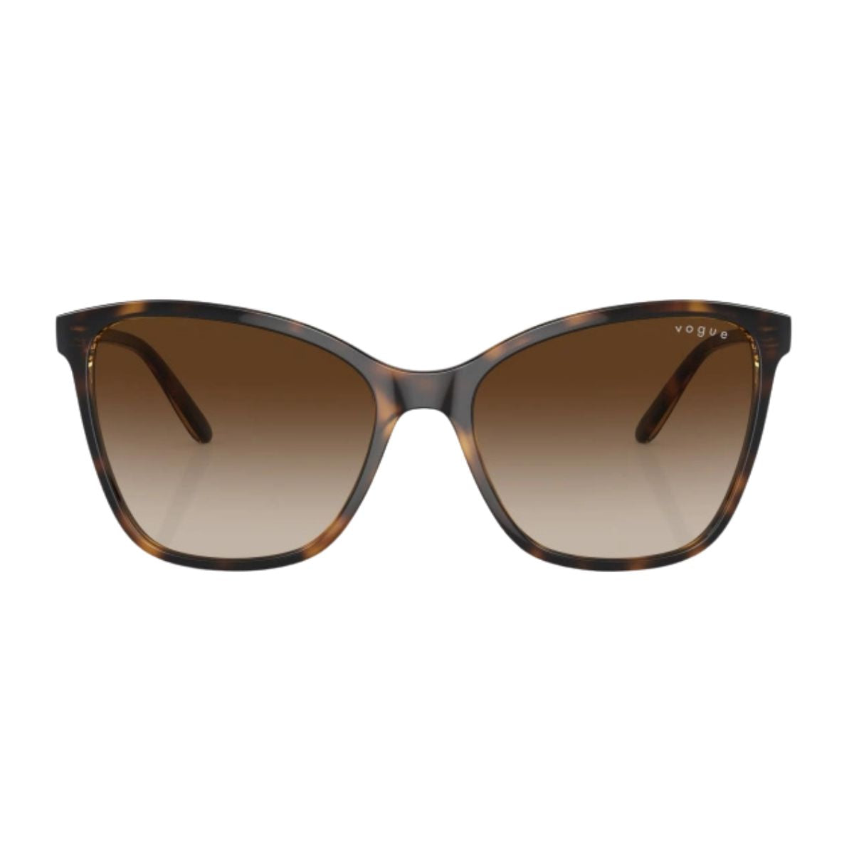 "Vogue 5520-S W65613 cat-eye sunglasses with brown gradient lenses online at Optorium."
