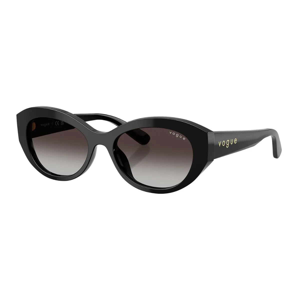 Premium Vogue sunglasses rectangle shape VO 5659-SU W44/8G women’s shiny black UV protection optorium