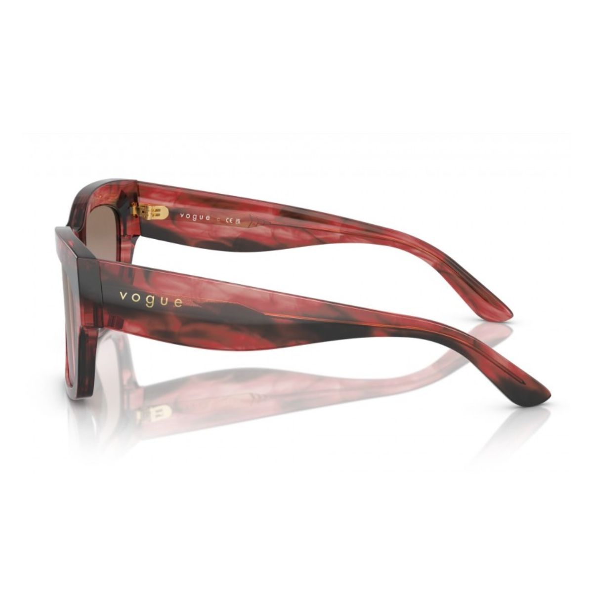 "Shop Trendy Vogue Red color Rectangle Sunglasses For Women's | Optorium"