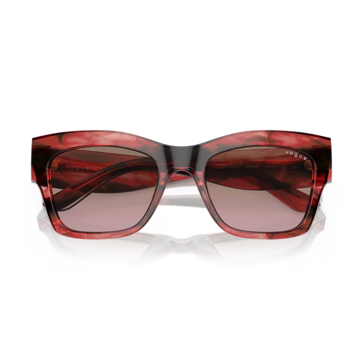"Shop Stylish Vouge Red Color Rectangle UV Protection Sunglasses For Women's At Optorium"