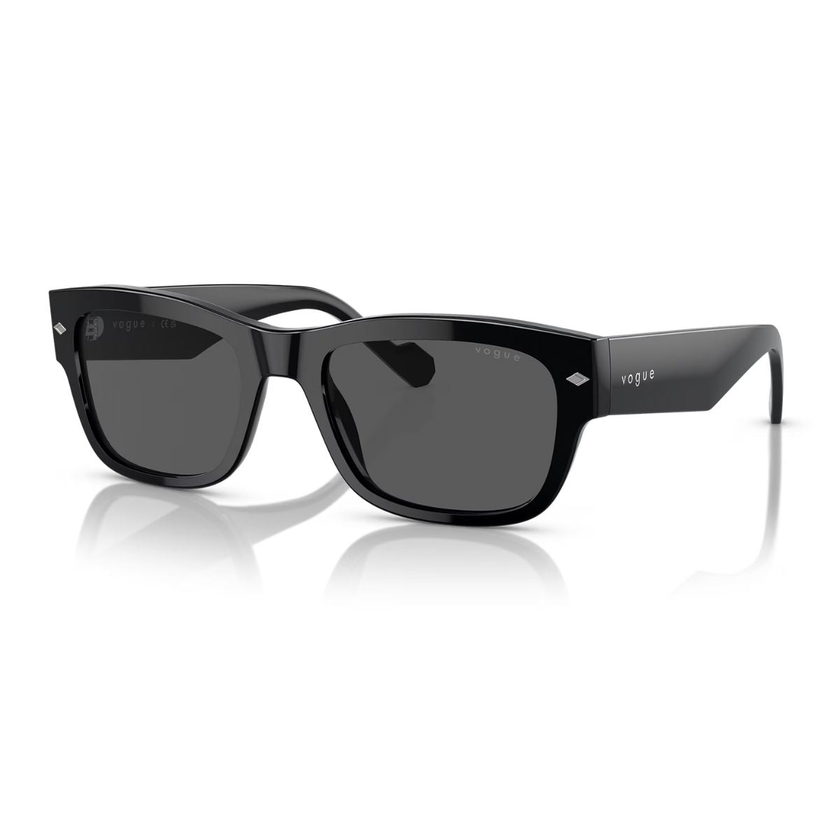 "Shop Stylish Black Color Rectangle Sunglasses For Women's At Optorium"