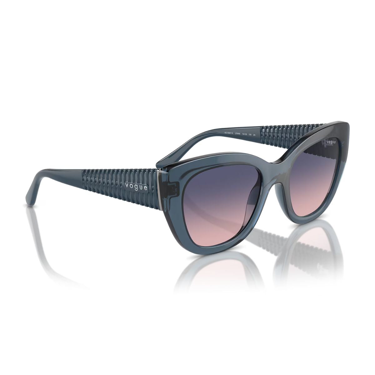 "Shop Stylish Vogue Blue Color Sunglasses For Women's At Online | Optorium"