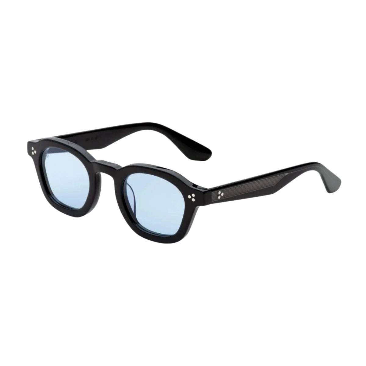 Explore AKILA 1921-01-26 black round unisex sunglasses with UV protection