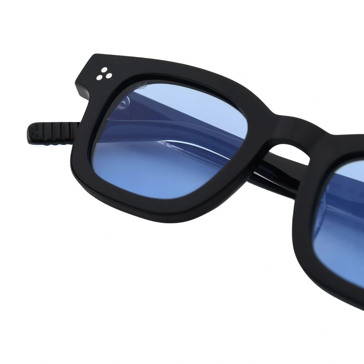 AKILA Ascent 2222 designer square frame sunglasses with blue lenses for unisex