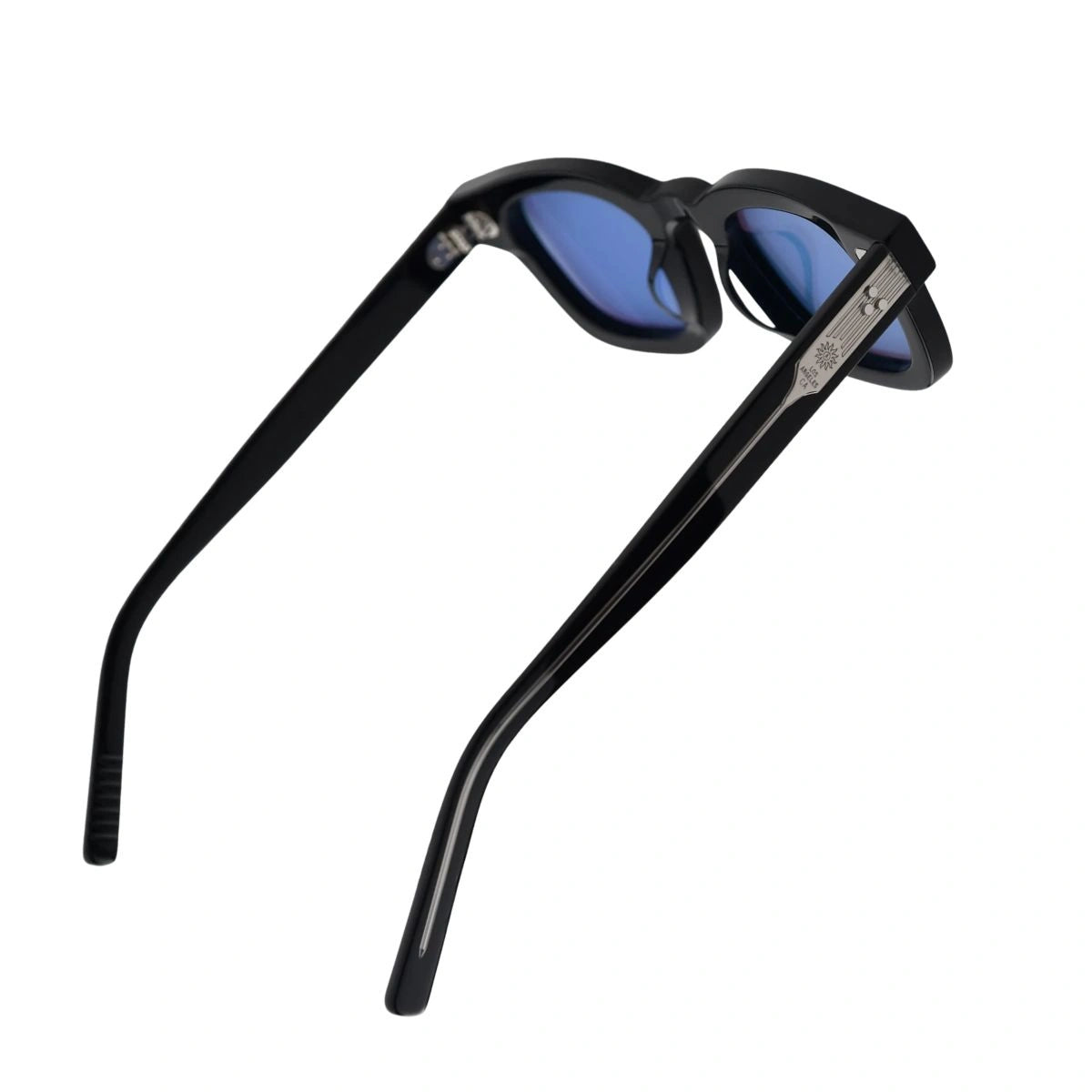 Fashion-forward AKILA Ascent square sunglasses featuring premium blue UV lenses