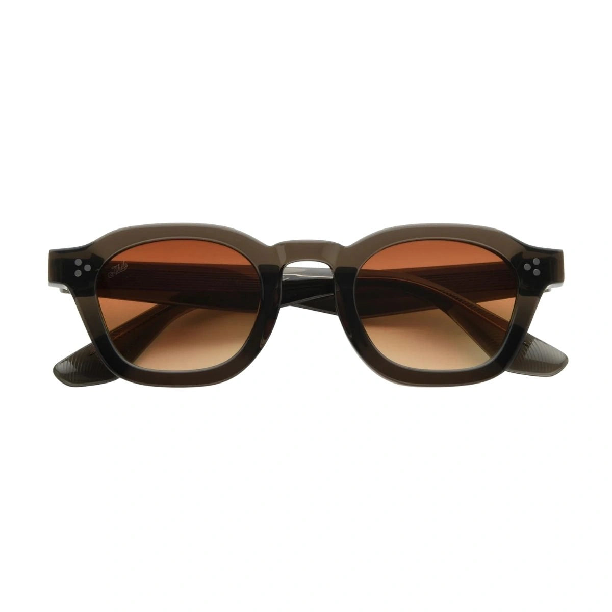Premium AKILA square sunglasses featuring scratch-resistant amber lenses