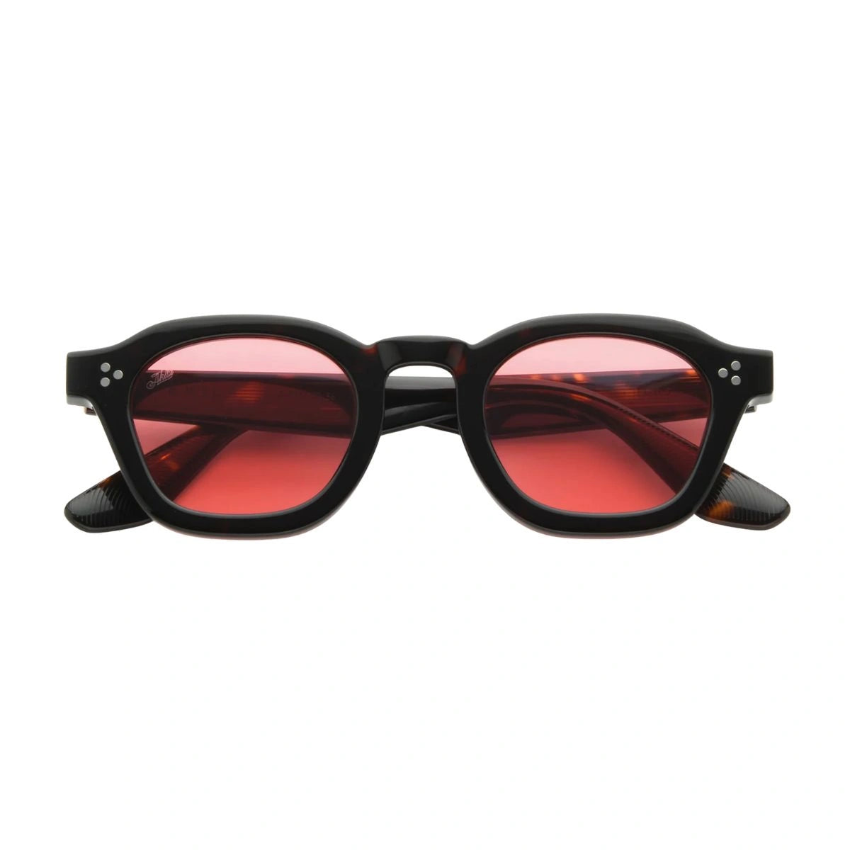 Designer AKILA Logos tortoise full-rim sunglasses with UV protection