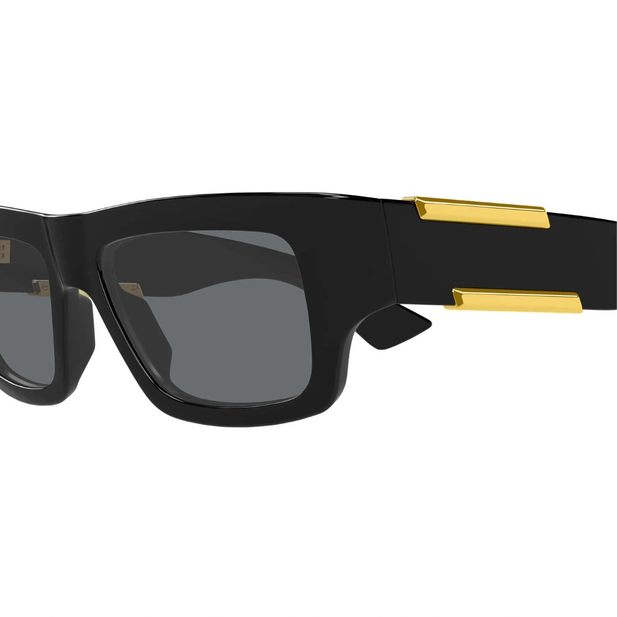 Bottega Veneta BV1452S 001 sunglasses with aggressive Square design