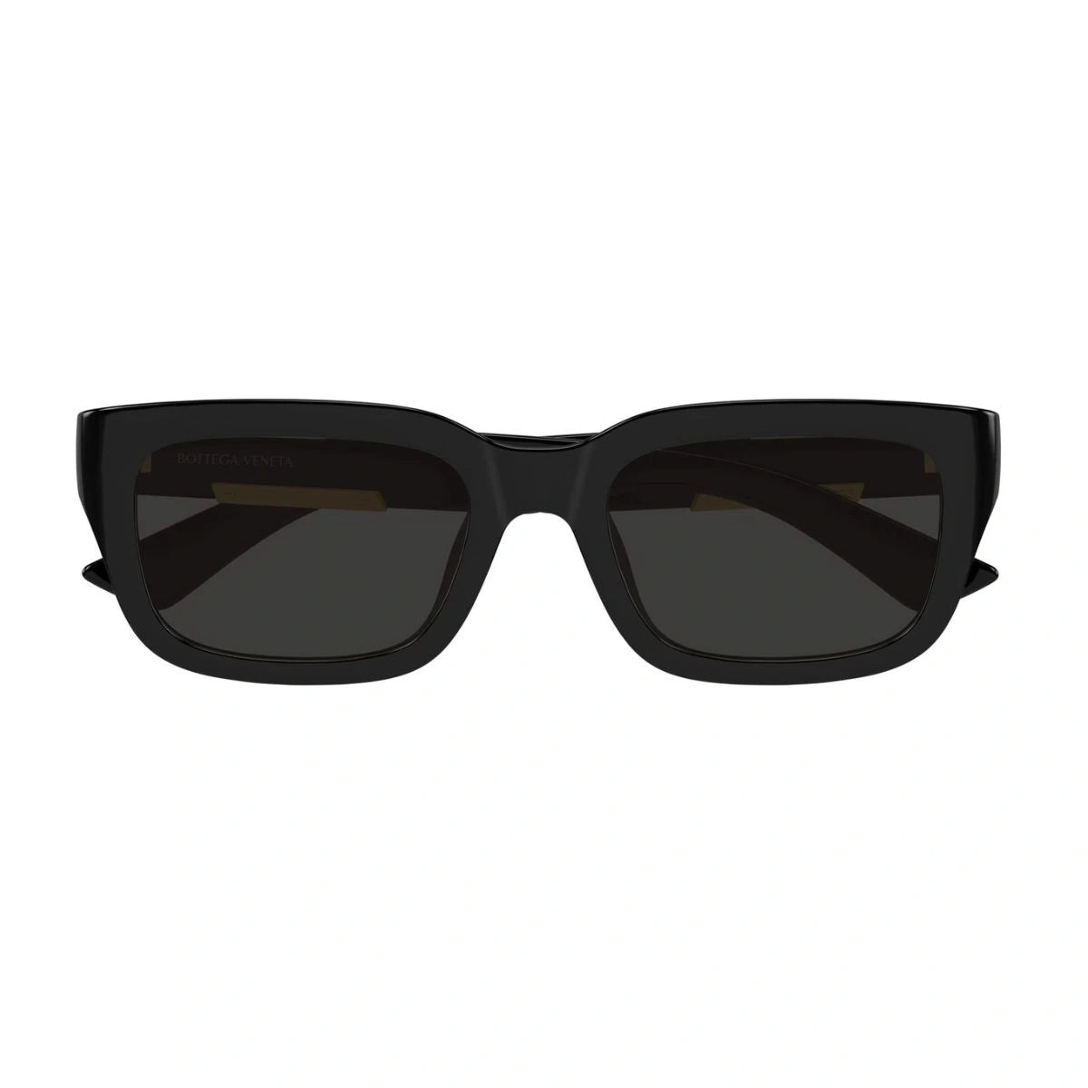 Introducing Bottega Veneta BV1453SA 001 black square sunglasses