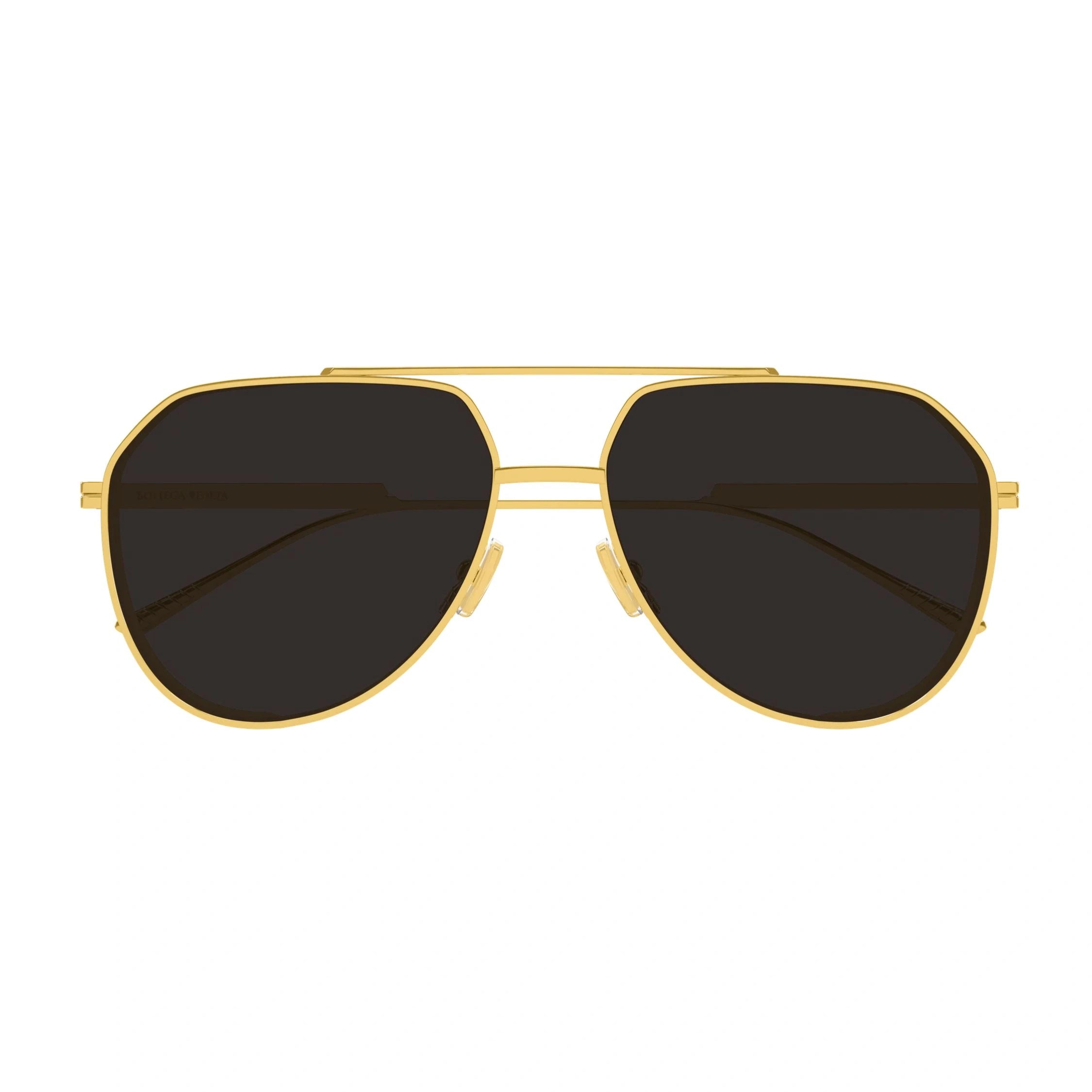 Explore Bottega Veneta BV1465S 001 gold metal designer sunglasses
