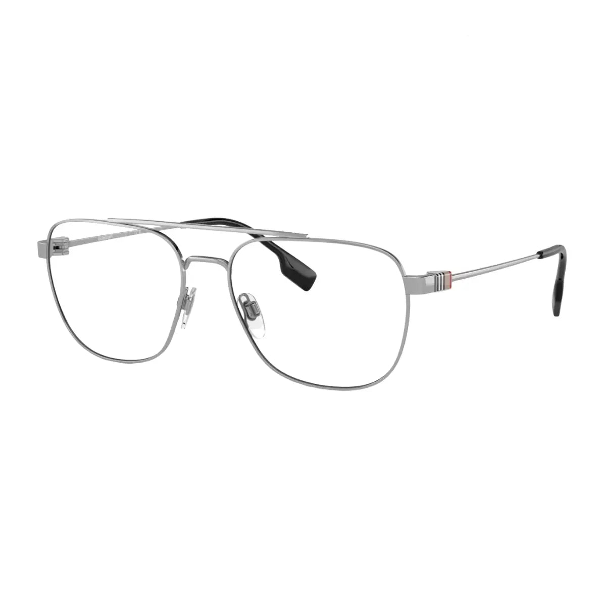Premium Italian-made Burberry B 1377 1005 silver optical eyewear for men and women Optorium
