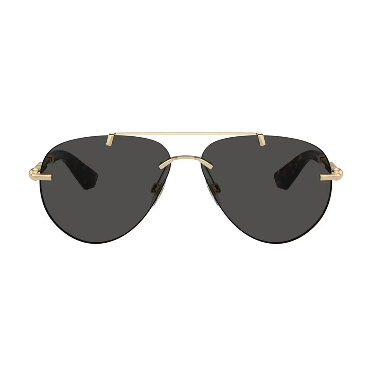 Burberry B3151 1109/87 gold rimless aviator sunglasses women
