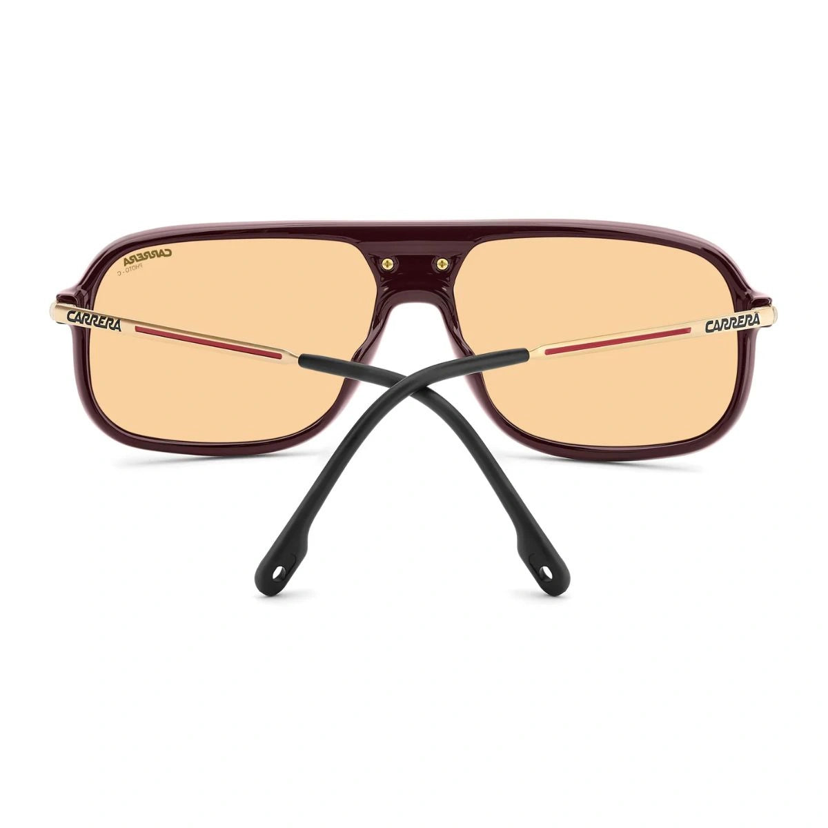 Carrera rectangle sunglasses in burgundy full-frame design 10/S 6K3Q6 at Optorium India