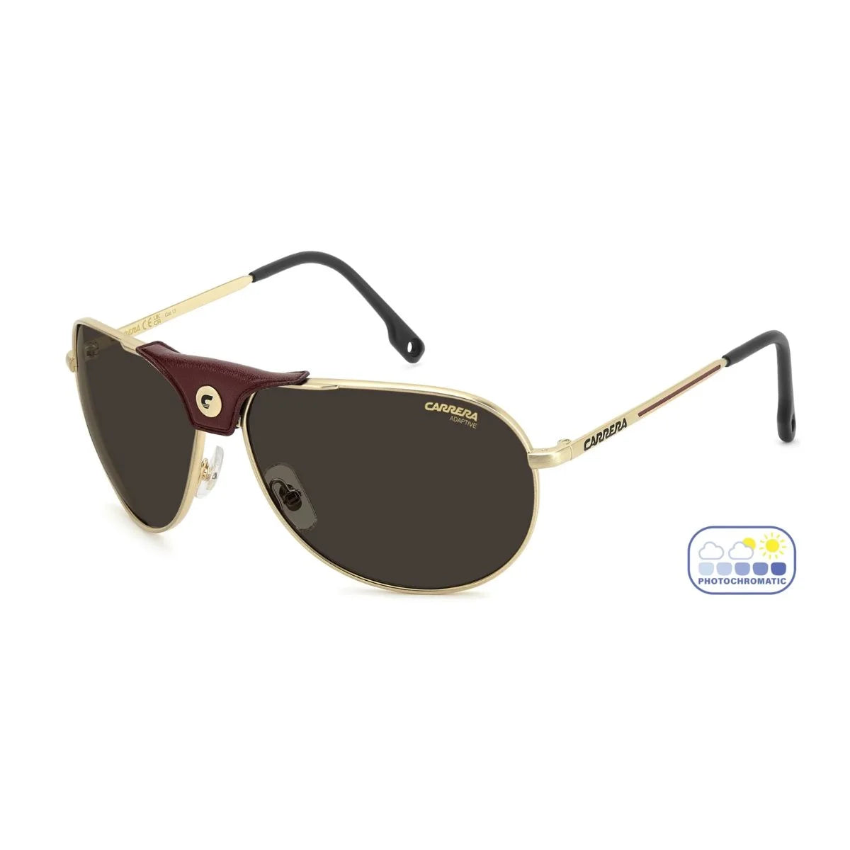 Carrera 18/S men’s designer sunglasses with green photochromic UV lenses
