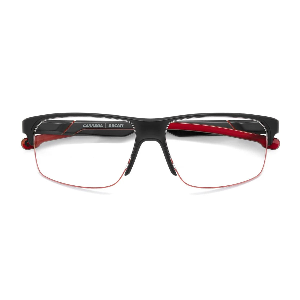 Racing-inspired Carrera Ducati CARDUC 059 003 half-rim frames for men
