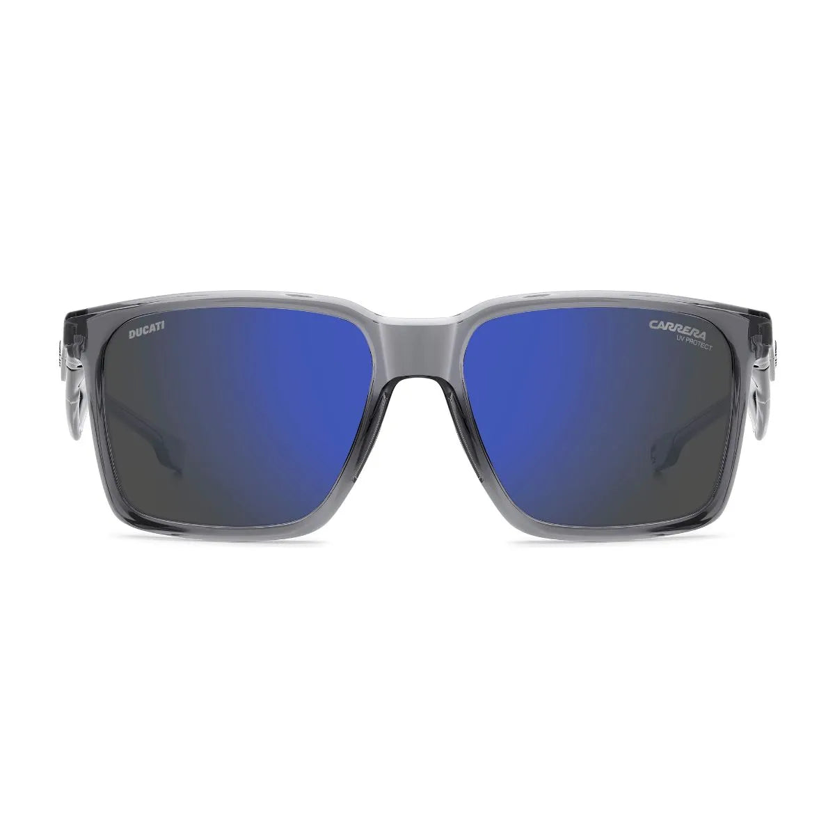 Carrera Carduc 065/S KB7XT transparent grey square sunglasses at Optorium India