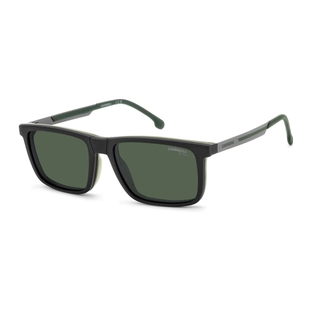 Carrera clip-on eyeglasses with polarized green lenses CA 8941/C 3OL at Optorium