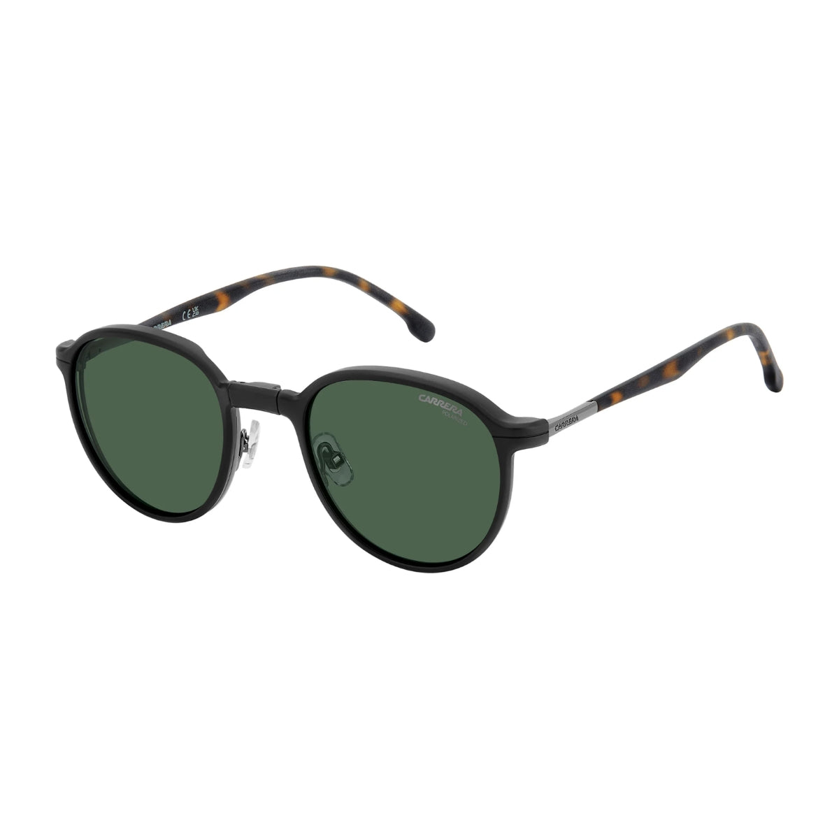Stylish Carrera round optical frame for men in black colour at optorium