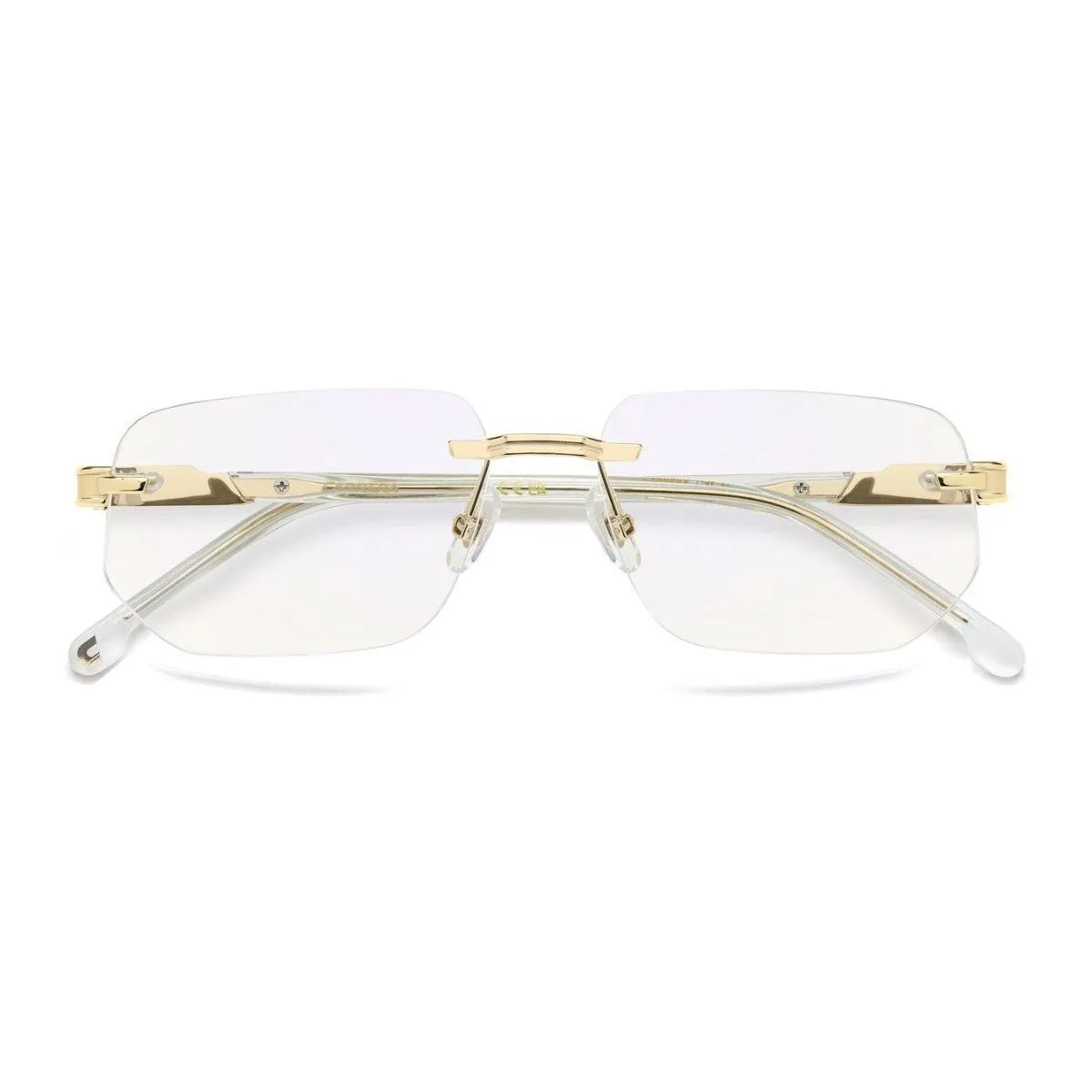 Carrera rimless acetate and metal temple eyeglasses for men 1142 900 at Optorium India
